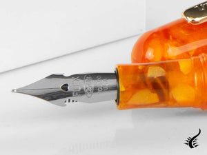 Conklin All American Sunburst Orange Fountain Pen, Resin, CK71412