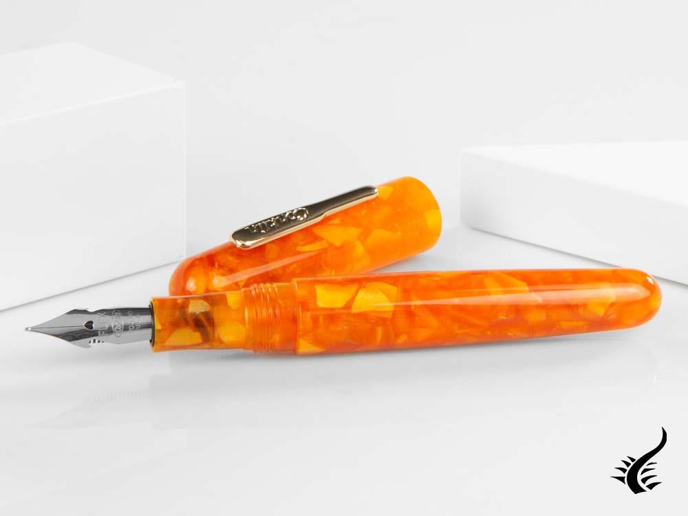 Stylo plume Conklin All American Sunburst Orange, résine, CK71412