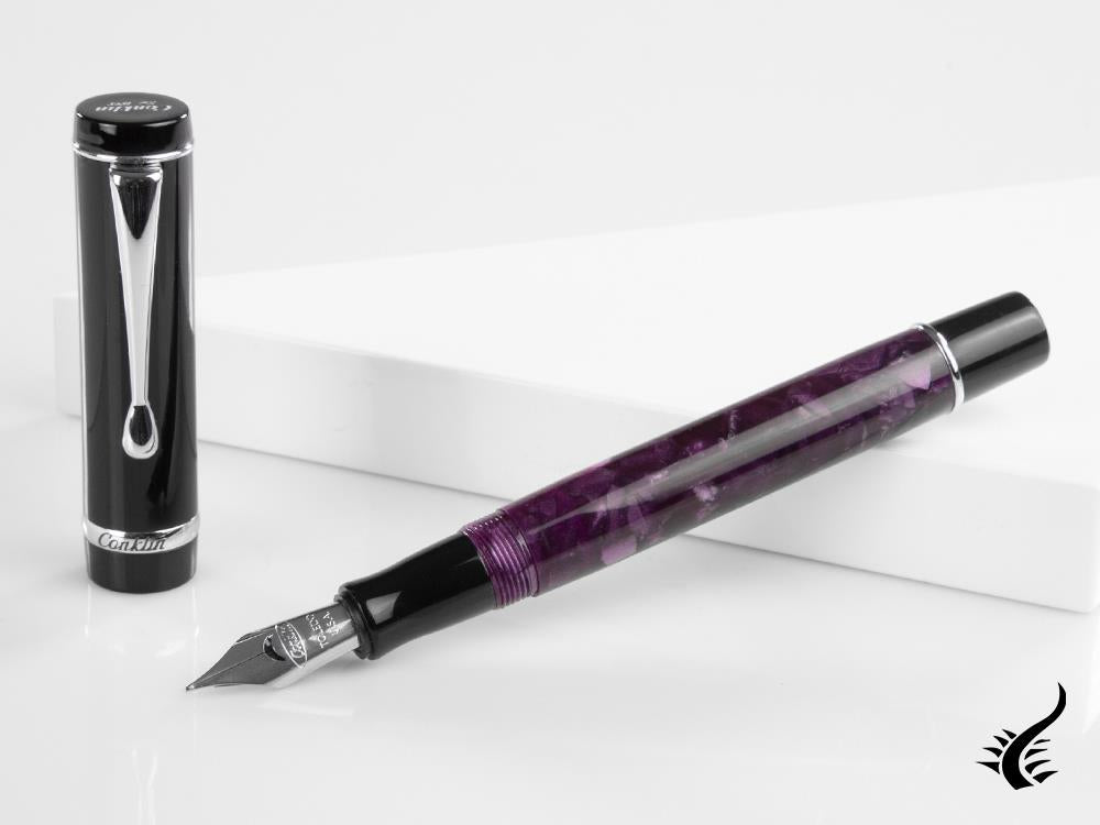 Conklin Duragraph Purple Nights Fountain Pen, Resin, Purple, CK71392