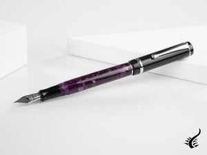 Conklin Duragraph Purple Nights Fountain Pen, Resin, Purple, CK71392