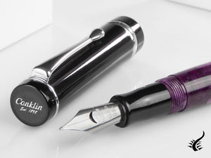 Stylo plume Conklin Duragraph Purple Nights, résine, violet, CK71392