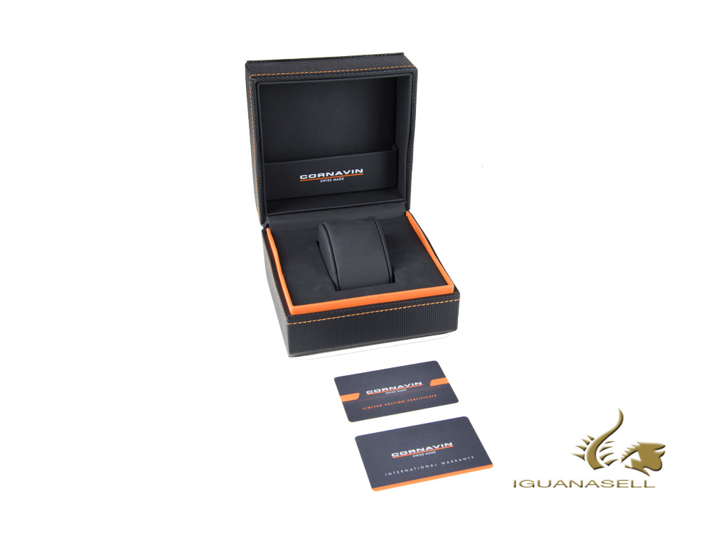 Cornavin Downtown 3-H Quartz Watch, 41 mm, Black, CO2021-2001