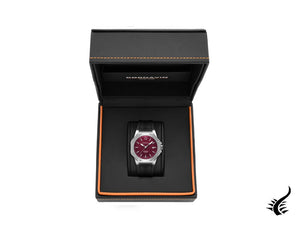 Cornavin Downtown 3-H Quartz Watch, 41 mm, Burgundy, CO2021-2035