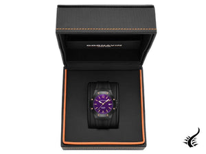 Cornavin Downtown 3-H Quartz Watch, 41 mm, Violet, PVD, CO2021-2040