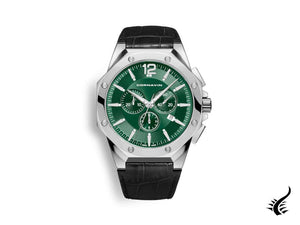 Montre à quartz Cornavin Downtown, chronographe, 44 mm, vert, CO2010-2024