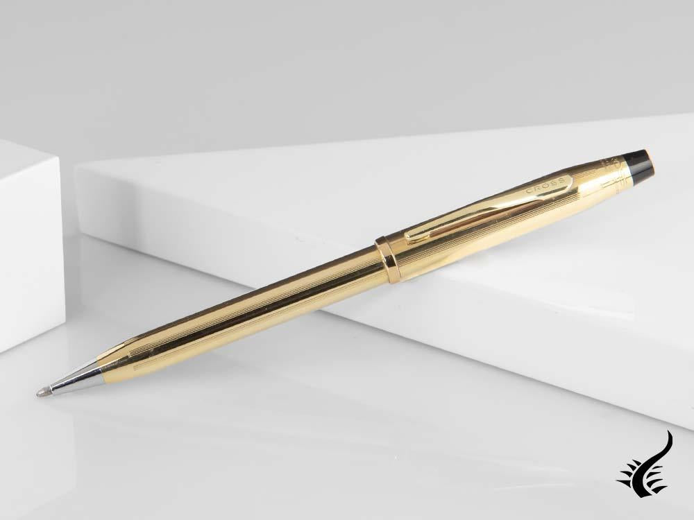 Cross Century II Ballpoint pen, 10K Gold Filled, Gold, Polished, 4502WG