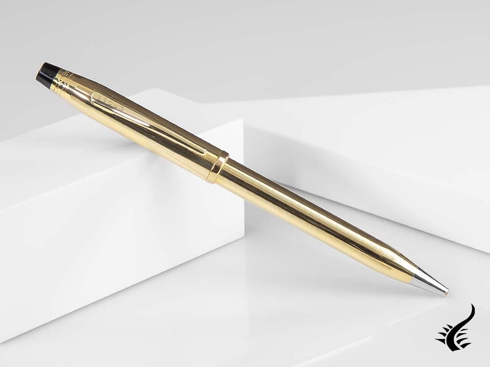 Cross Century II Ballpoint pen, 10K Gold Filled, Gold, Polished, 4502WG