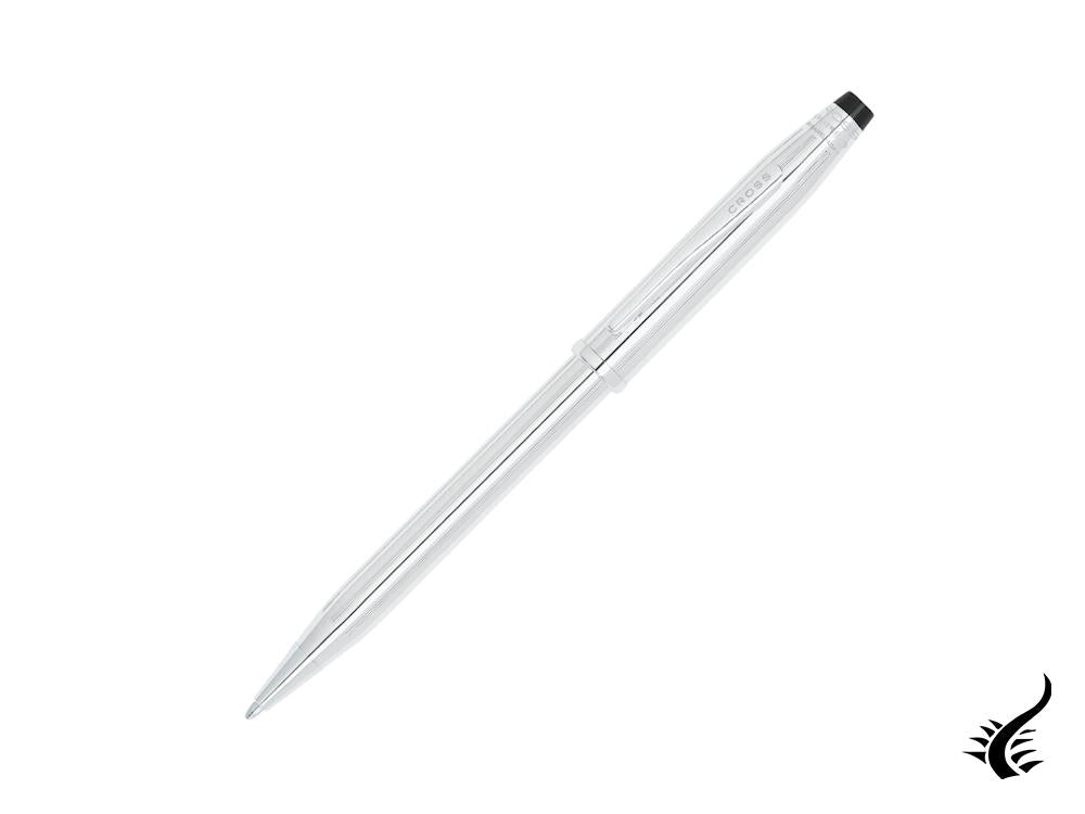 Stylo à bille Cross Century II, argent, poli, garniture argent, HN3002WG