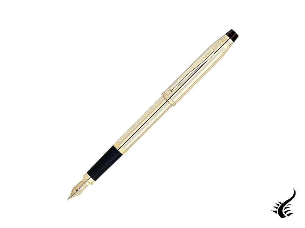 Cross Century II Fountain Pen, 10K Gold Filled, 23K Gold plated