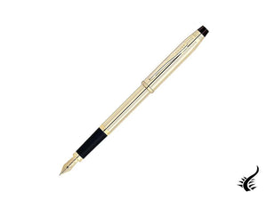 Stylo plume Cross Century II, plaqué or 10 carats, plaqué or 23 carats