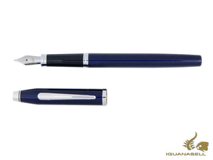 Cross Century II Fountain Pen, Lacquer, Blue, Rhodium trim, AT0086-103