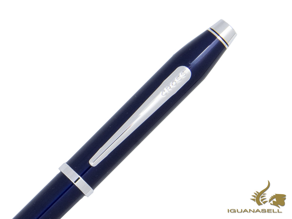 Cross Century II Fountain Pen, Lacquer, Blue, Rhodium trim, AT0086-103