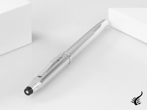 Cross Century II Fountain Pen, Silver .925, Silver, Ribbed, Polished