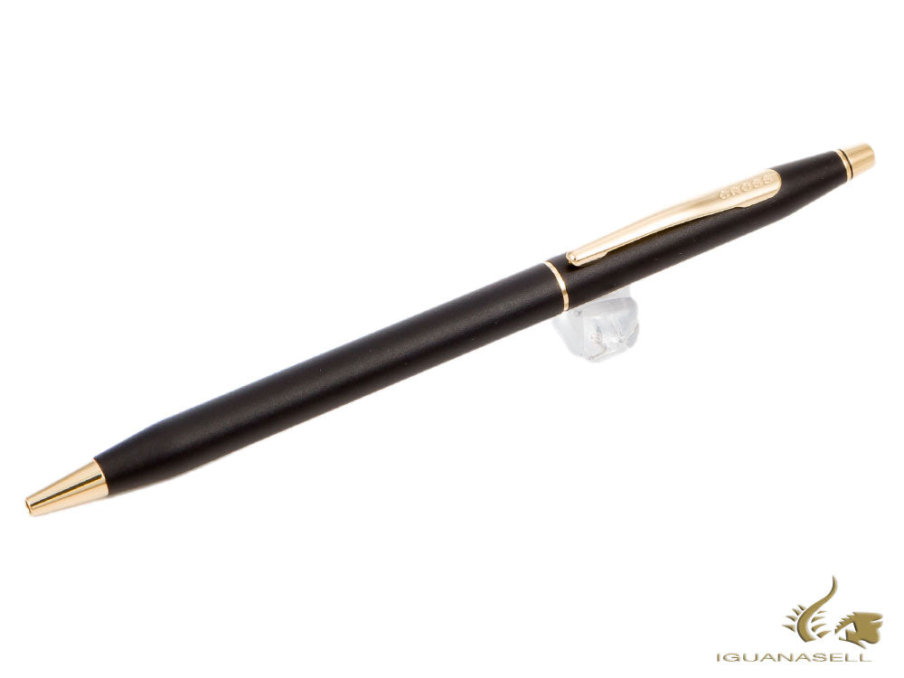 Cross Classic Century Ballpoint pen, 23K Gold Trim, Black, 2502