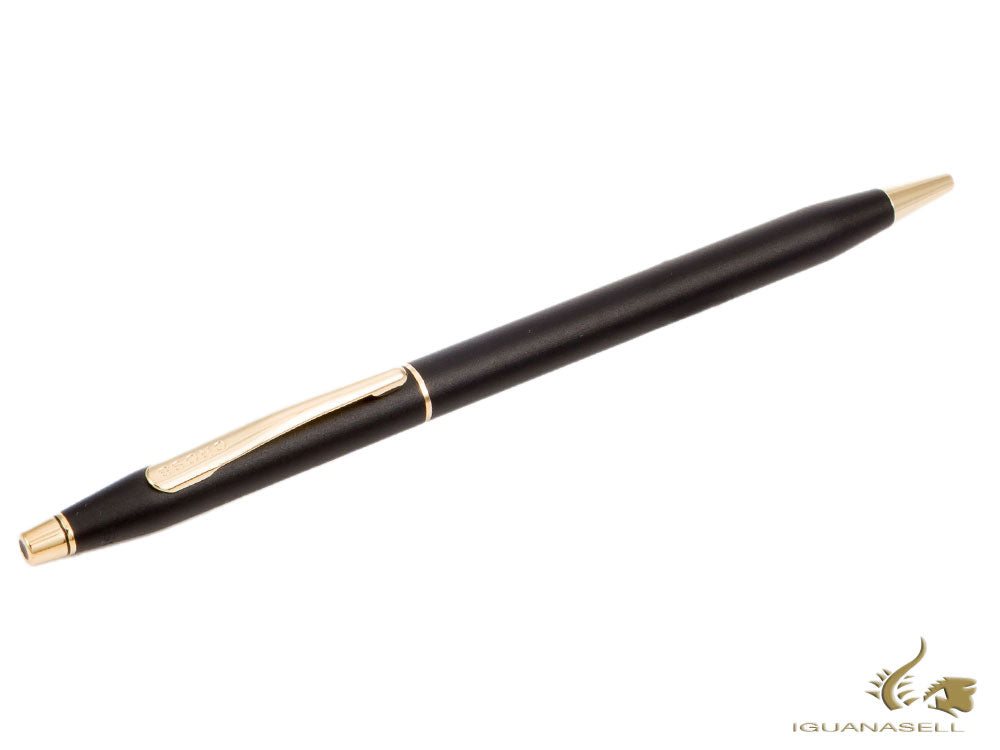 Cross Classic Century Ballpoint pen, 23K Gold Trim, Black, 2502