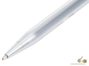 Cross Classic Century Ballpoint pen, Chrome, Silver, Polished, Ribbed, 3502