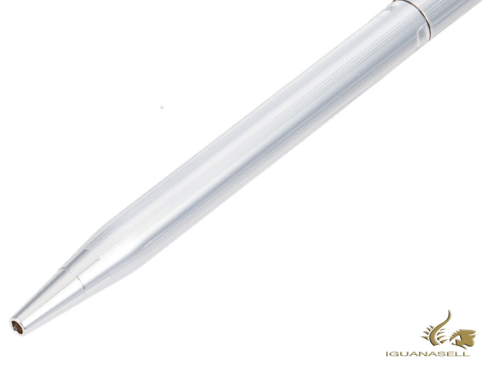 Cross Classic Century Ballpoint pen, Chrome, Silver, Polished, Ribbed, 3502