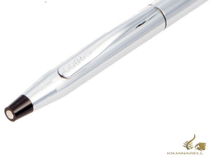 Cross Classic Century Ballpoint pen, Chrome, Silver, Polished, Ribbed, 3502