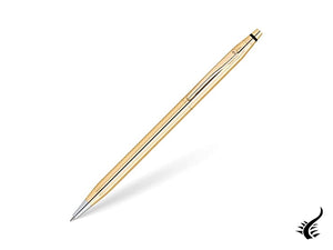 Cross Classic Century Ballpoint pen, Gold 18k, Gold, Polished, Ribbed, 8032