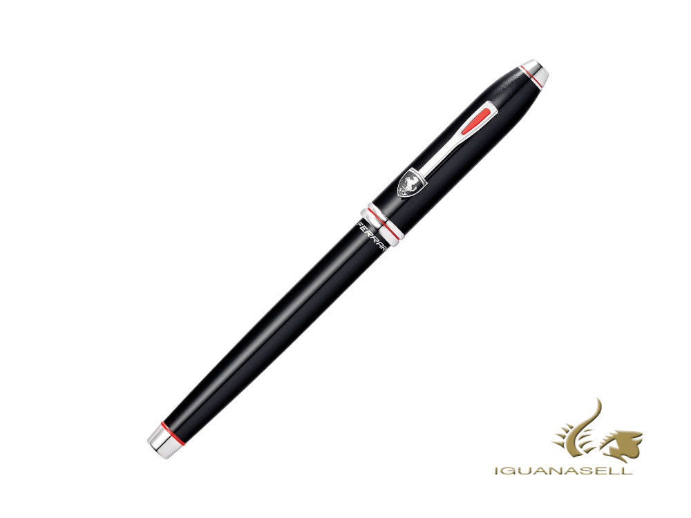 Cross Ferrari Townsend Rollerball Pen, Lacquer, Black, Rhodium, FR0045-56