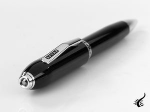 Cross Peerless 125 Ballpoint pen, Lacquer, Black, Polished, Platinum, AT0702-1