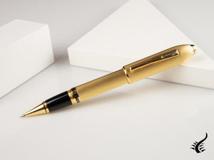 Cross Peerless 125 Rollerball pen, 23K Gold Plated, AT0705-4