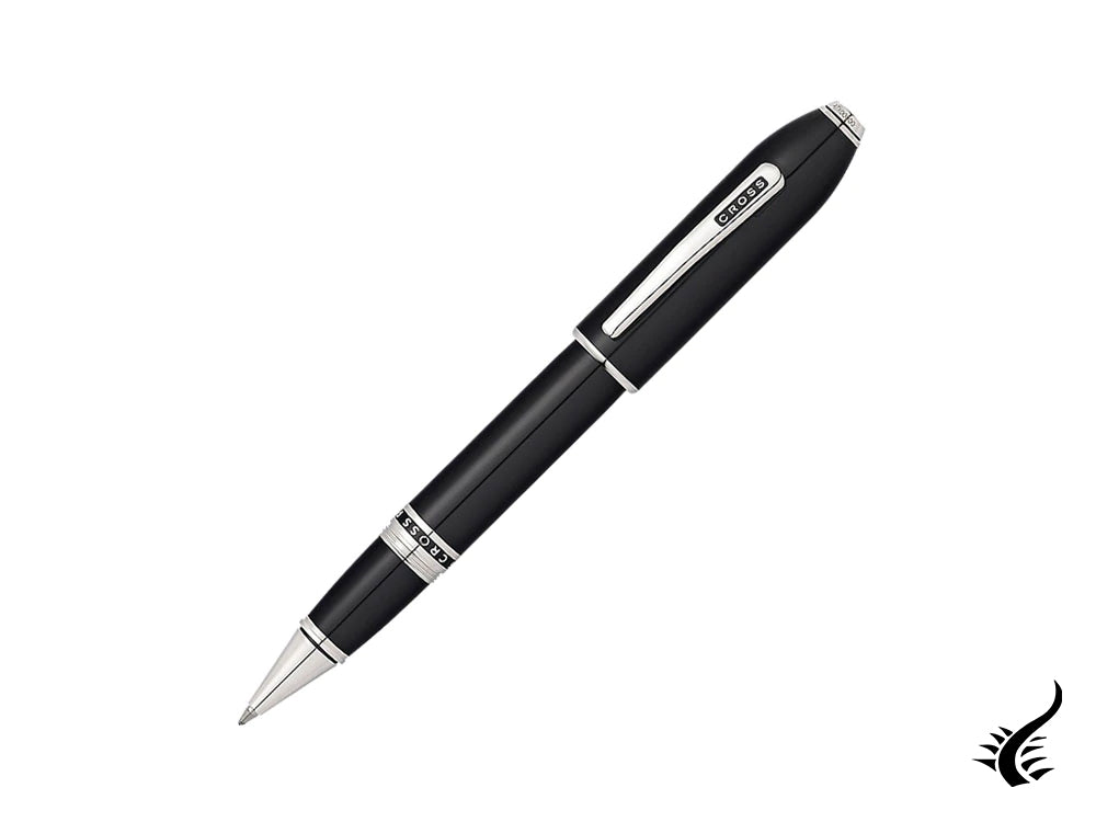 Cross Peerless 125 Rollerball pen, Lacquer, Black, Platinum trim, AT0705-1