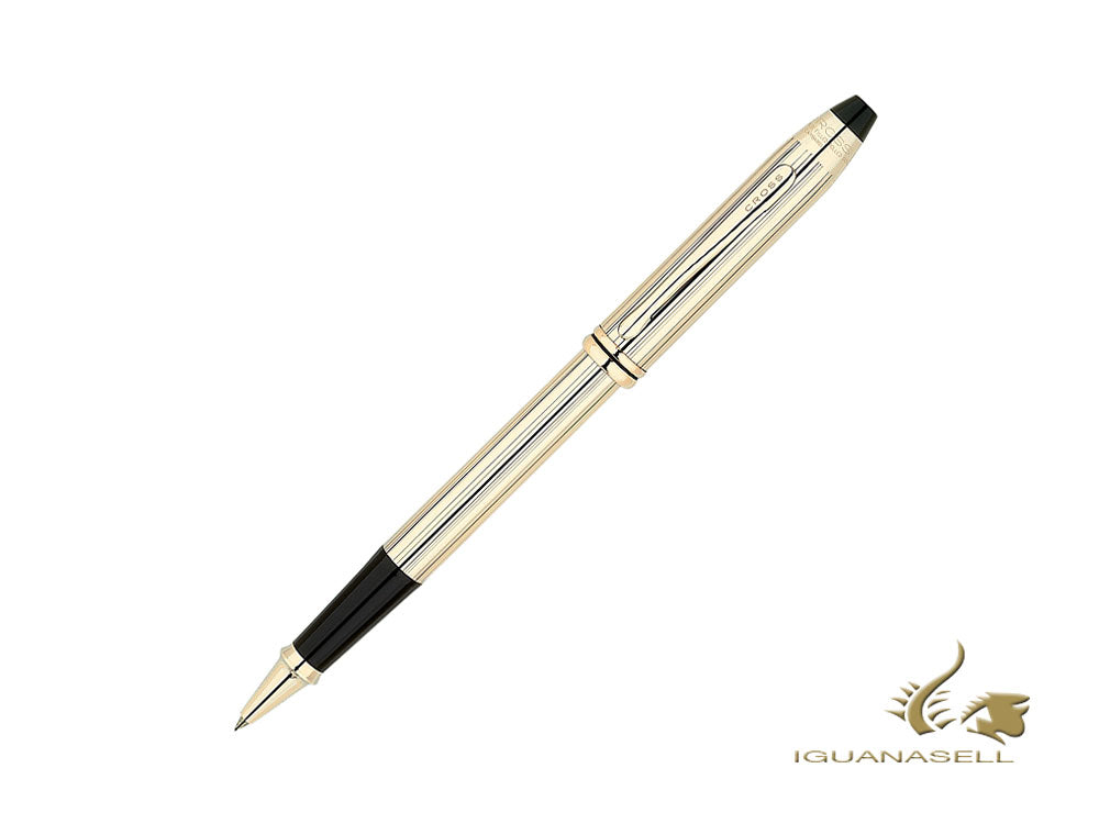 Cross Townsend Rollerball Pen, 10K Gold Filled, Gold, Polished, Resin, 705