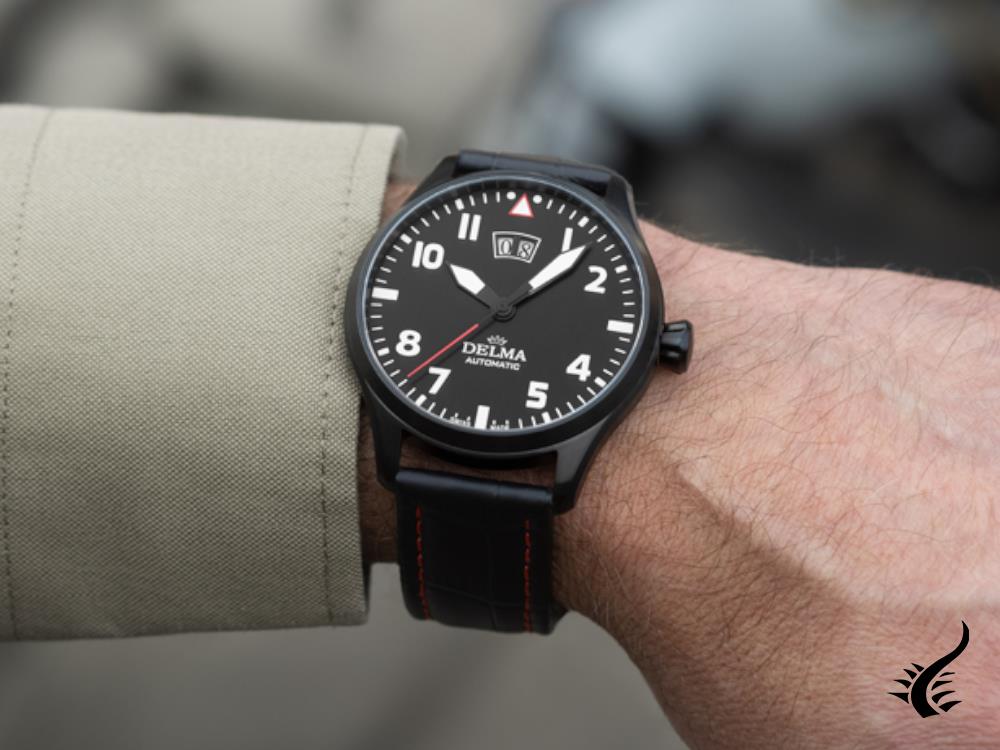 Montre automatique Delma Aero Commander, 45 mm, édition limitée, 44601.720.6.038