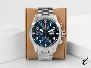 Delma Aero Commander Automatic Watch, Blue, 45 mm, Chronograph, 41702.580.6.049