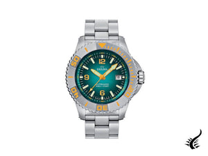 Delma Diver Blue Shark III Azores Automatic Watch, Green, 41701.700.6.148