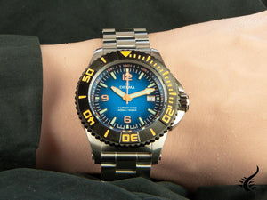 Delma Diver Blue Shark III Azores Automatic Watch, Blue, 47mm, 54701.700.6.048