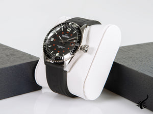 Montre automatique Delma Diver Cayman Field, noire, 42 mm, 41501.706.6.034