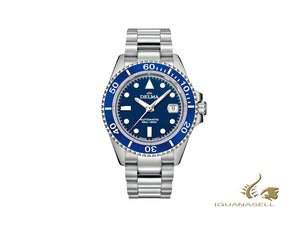 Montre automatique Delma Diver Commodore, bleu, 43 mm, 41701.690.6.041