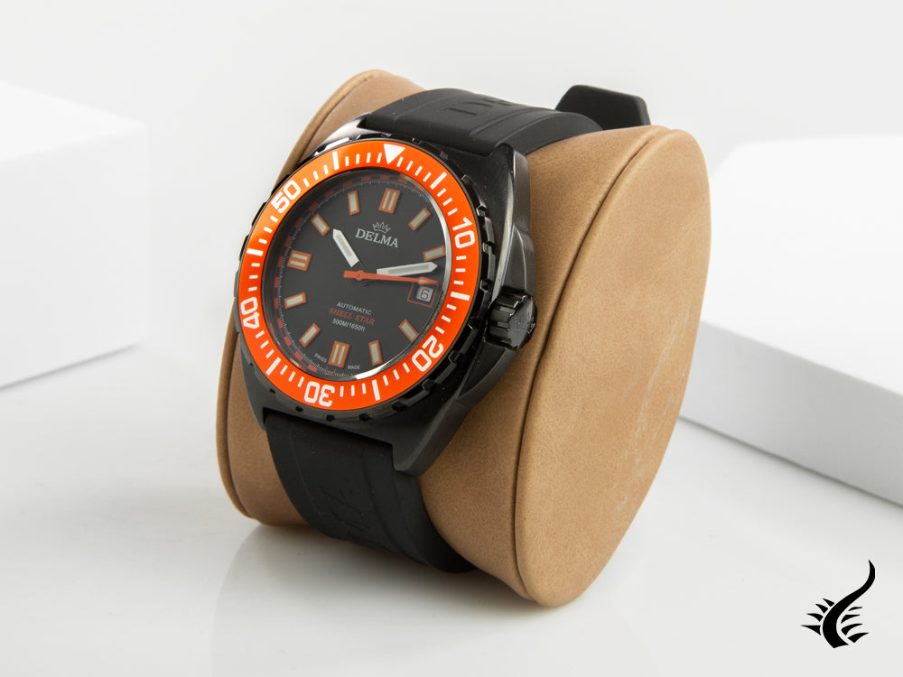 Delma Diver Shell Star Black Tag Automatic Watch, Limited Ed., 44501.670.6.151