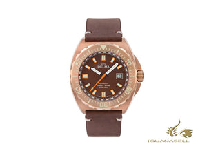 Montre automatique Delma Diver Shell Star Bronze, édition limitée, 31601.670.6.101