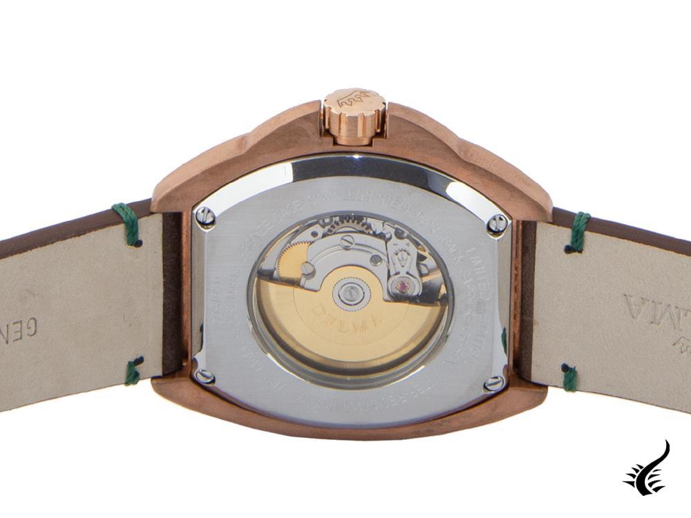 Montre automatique Delma Diver Shell Star Bronze, édition limitée, 31601.670.6.141