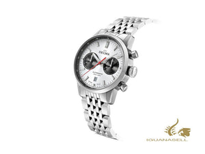 Delma Racing Continental Automatic Watch, Silver, 42 mm, 41701.702.6.061