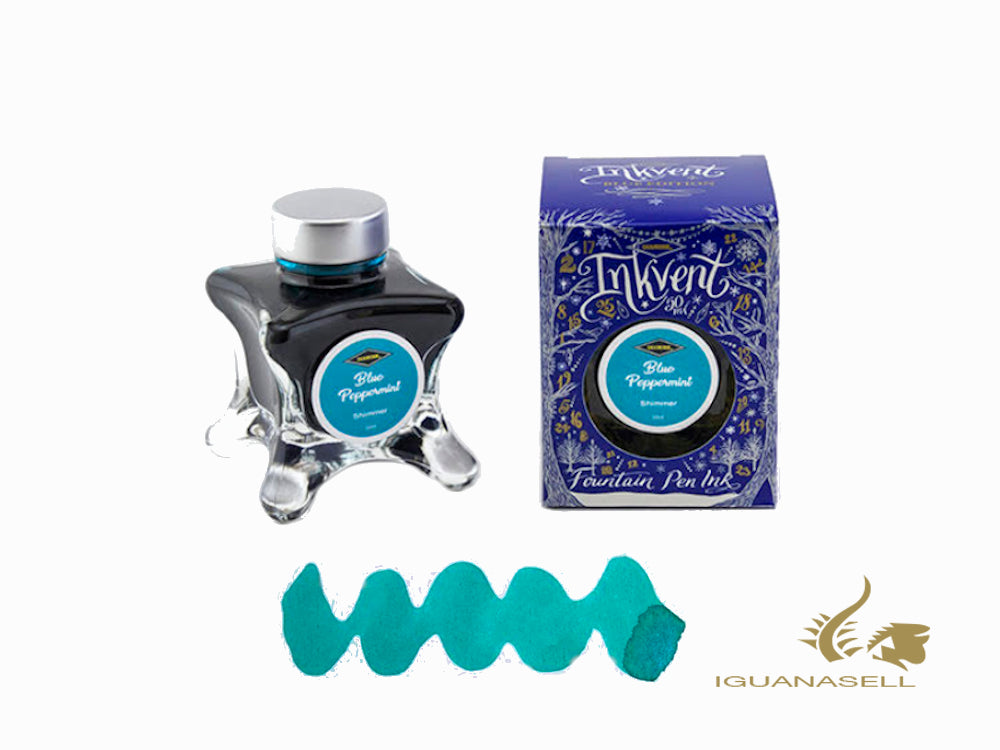 Diamine Ink Bottle Blue Pepper, Ink Vent Blue, 50ml, Turquoise