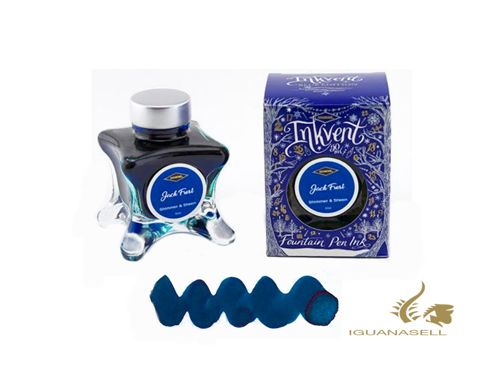 Diamine Ink Bottle Jack Frost, Ink Vent Blue, 50ml, Blue