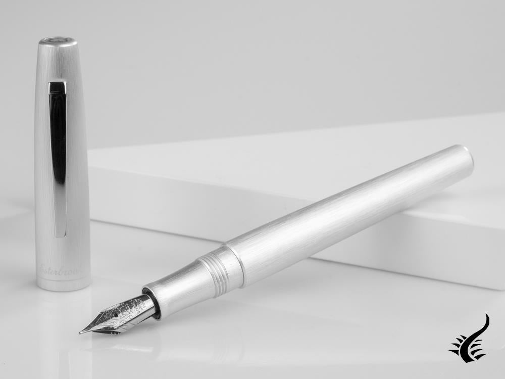 Esterbrook Camden Fountain Pen, Aluminium, Silver, E906