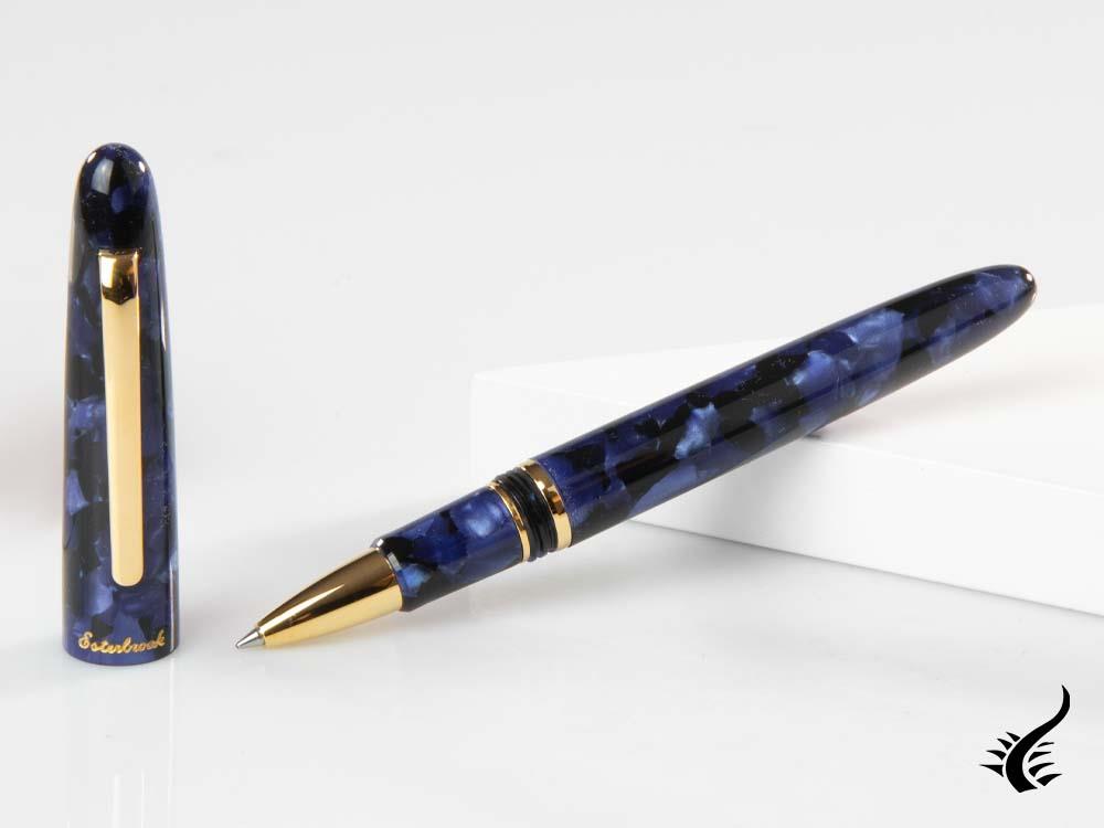 Stylo roller Esterbrook Estie Cobalt, Résine, Bleu, Plaqué or, E157