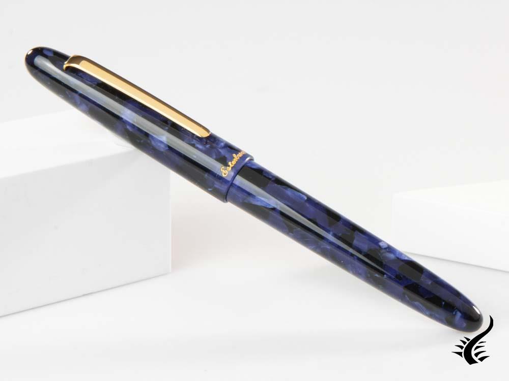 Stylo roller Esterbrook Estie Cobalt, Résine, Bleu, Plaqué or, E157