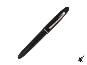 Stylo plume Esterbrook Estie Ebony, résine noire, garniture chromée, E106