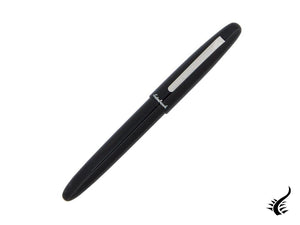 Stylo roller Esterbrook Estie Ebony, résine noire, garniture chromée, E107