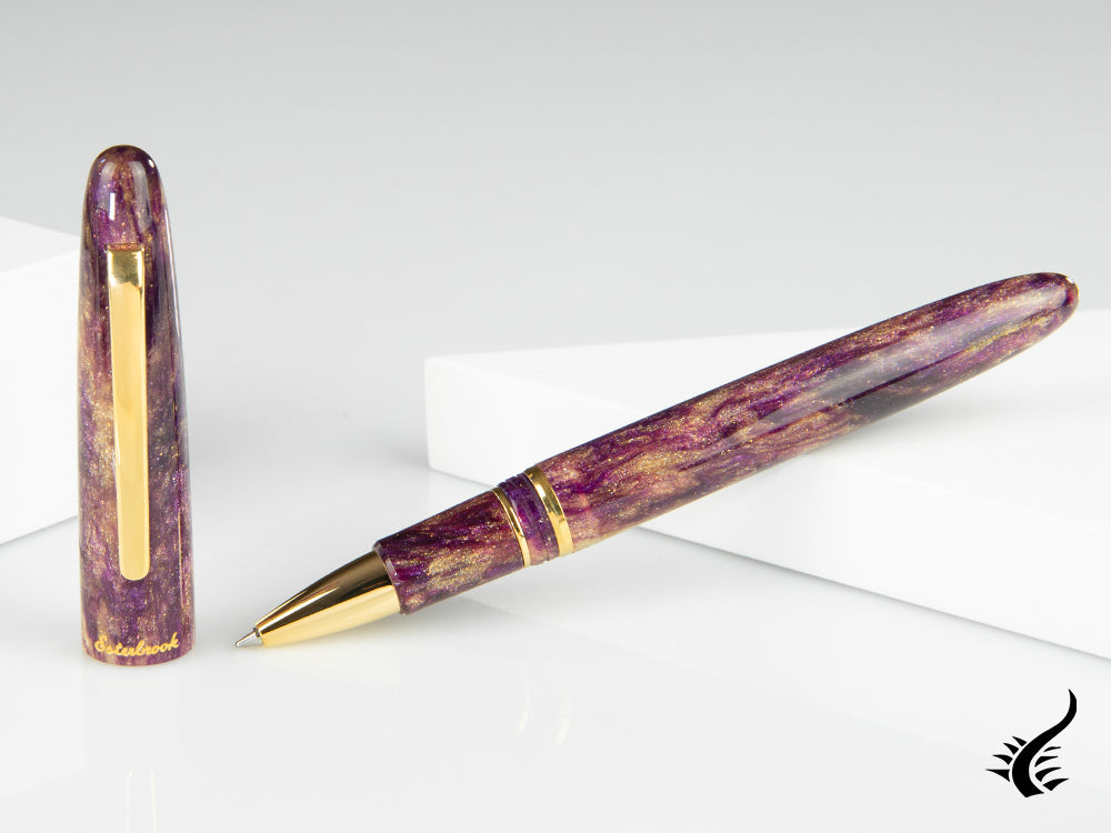 Stylo roller Esterbrook Estie Gold Rush Dream Purple, résine, EGR537