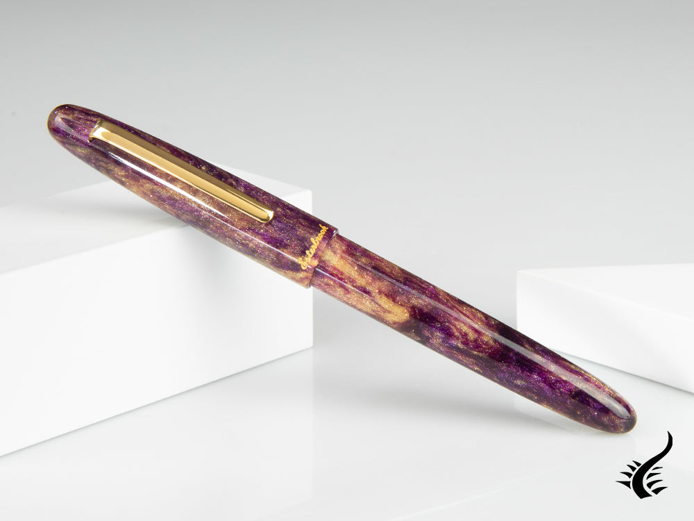 Stylo roller Esterbrook Estie Gold Rush Dream Purple, résine, EGR537