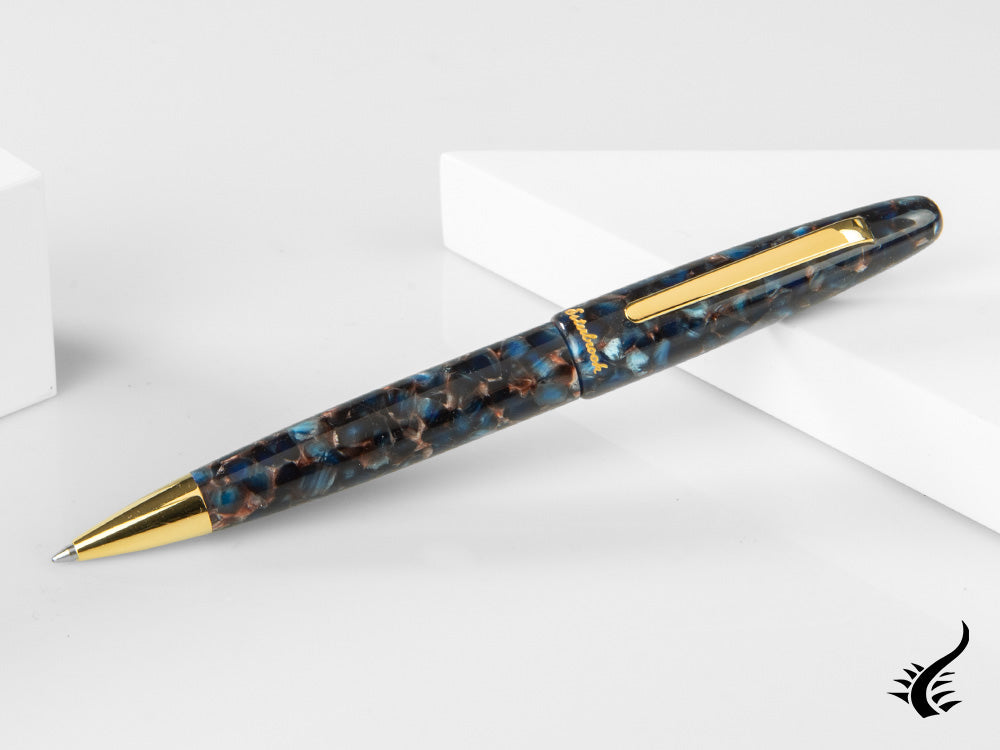 Esterbrook Estie Nouveau Bleu Ballpoint pen, Resin, Gold plated, ENB159