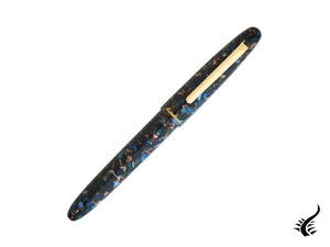 Stylo roller Esterbrook Estie Nouveau Bleu, Résine, Bleu, Plaqué or, ENB157