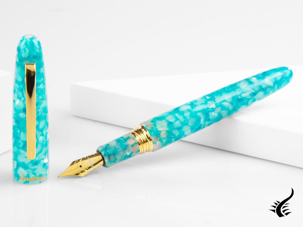 Esterbrook Estie Oversize Aqua Fountain Pen, Special Edition, EAQ706